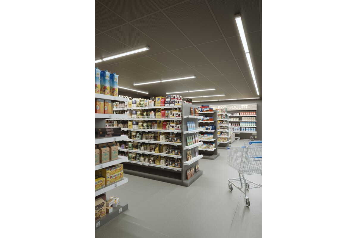 Hermetinis šviestuvas GTV ONTARIO LD-ONT120N-36 3600 lm 4000 K IP65 IK08 220–240 V, baltas