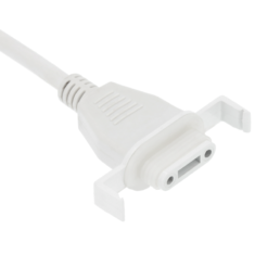 Šviestuvo maitinimo jungtis GTV ONTARIO LD-ONTPWR-00 220–240 V AC II apsaugos klasė, balta