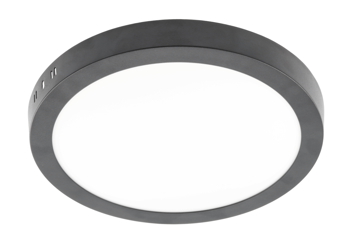 LED šviestuvas GTV ORIS PLUS LD-ORN24W-CBP-10 2000 lm 3000 K IP20, paviršinis, juodas