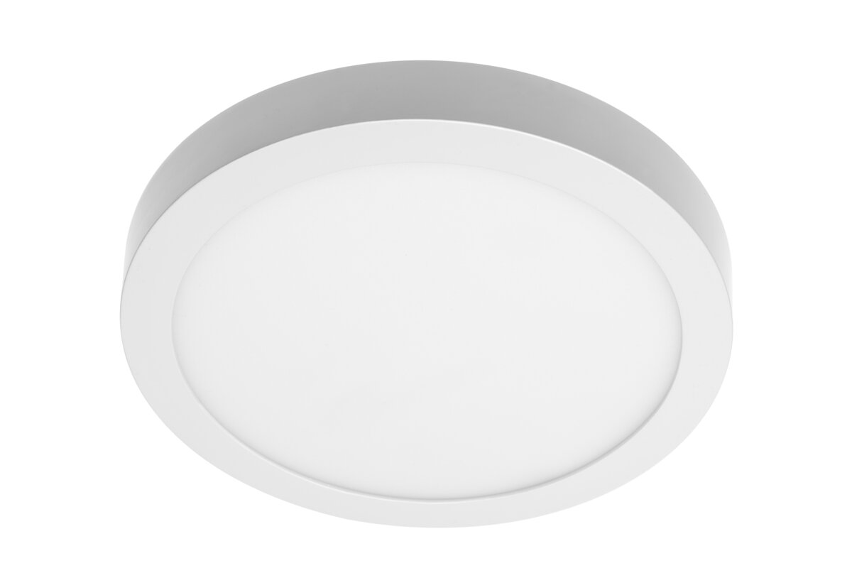 LED šviestuvas GTV ORIS PLUS LD-ORN24W-CBP 2000 lm 3000 K IP20, paviršinis, baltas