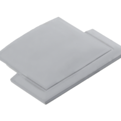 Priedas LED profiliui GTV GLAX PA-ZASGLAX-00