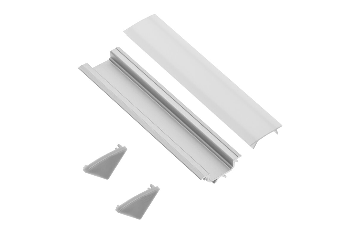 Profilis LED juostai GTV GLAX PA-ZGLAXKTOMZ-00