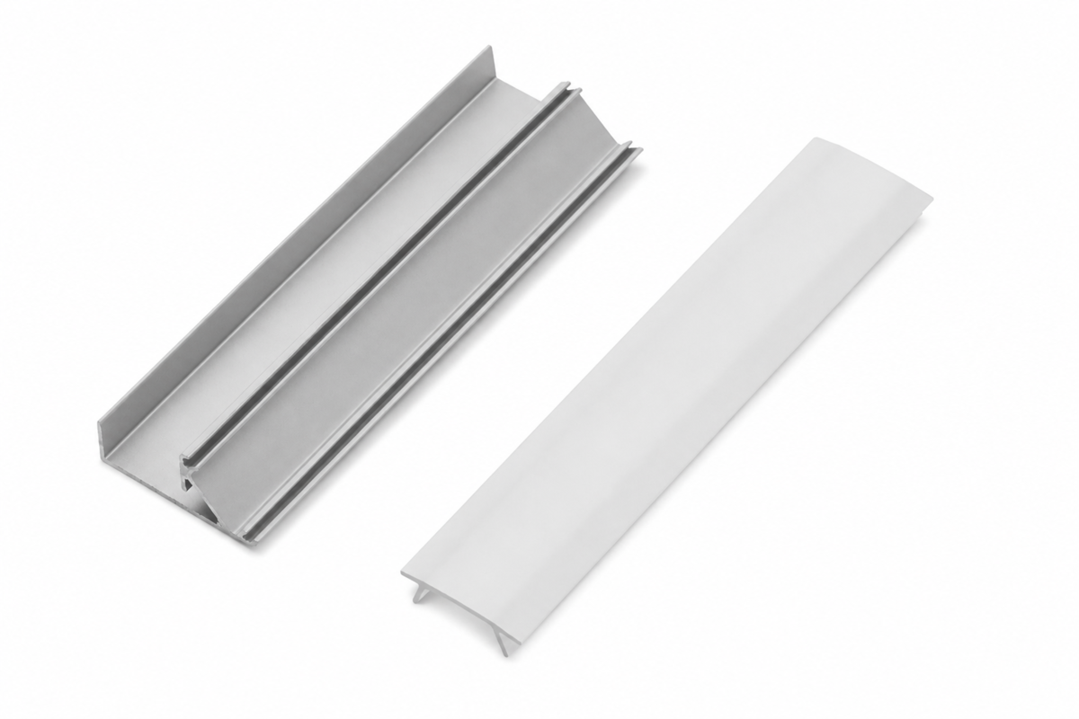 Profilis LED juostai GTV GLAX PA-ZGLAXNBJ1M19-AL