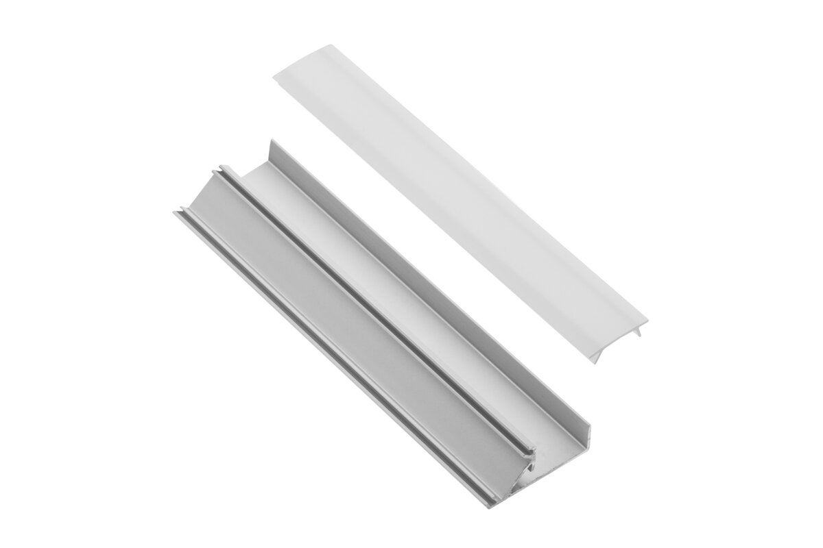 Profilis LED juostai GTV GLAX PA-ZGLAXNBJ2M19-AL