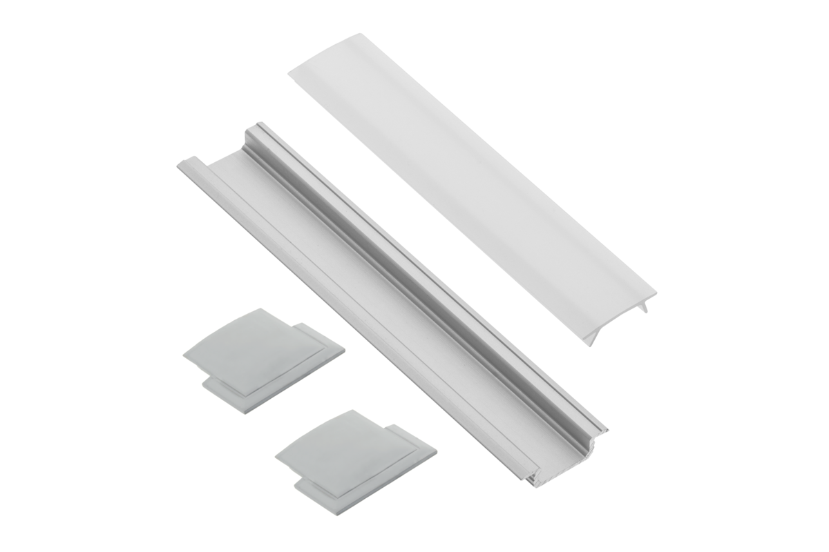 Profilis LED juostai GTV GLAX PA-ZGLAXOMZ-00
