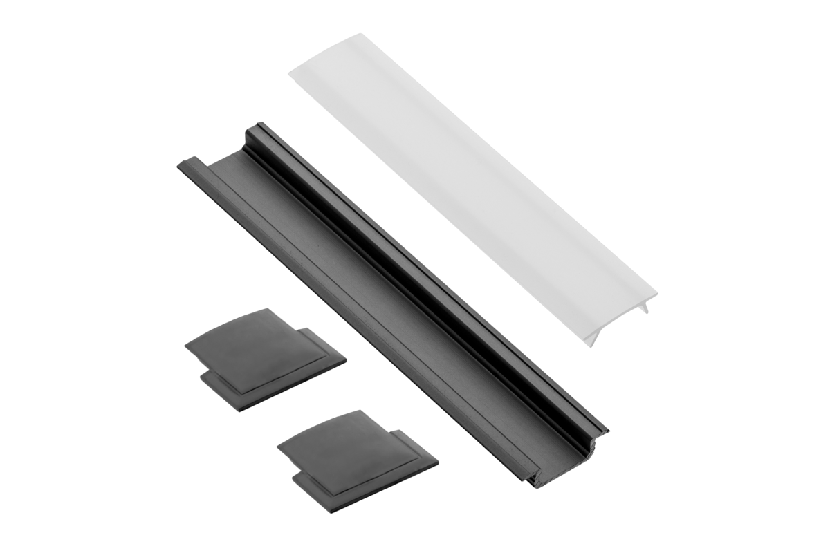 Profilis LED juostai GTV GLAX PA-ZGLAXOMZ-20M