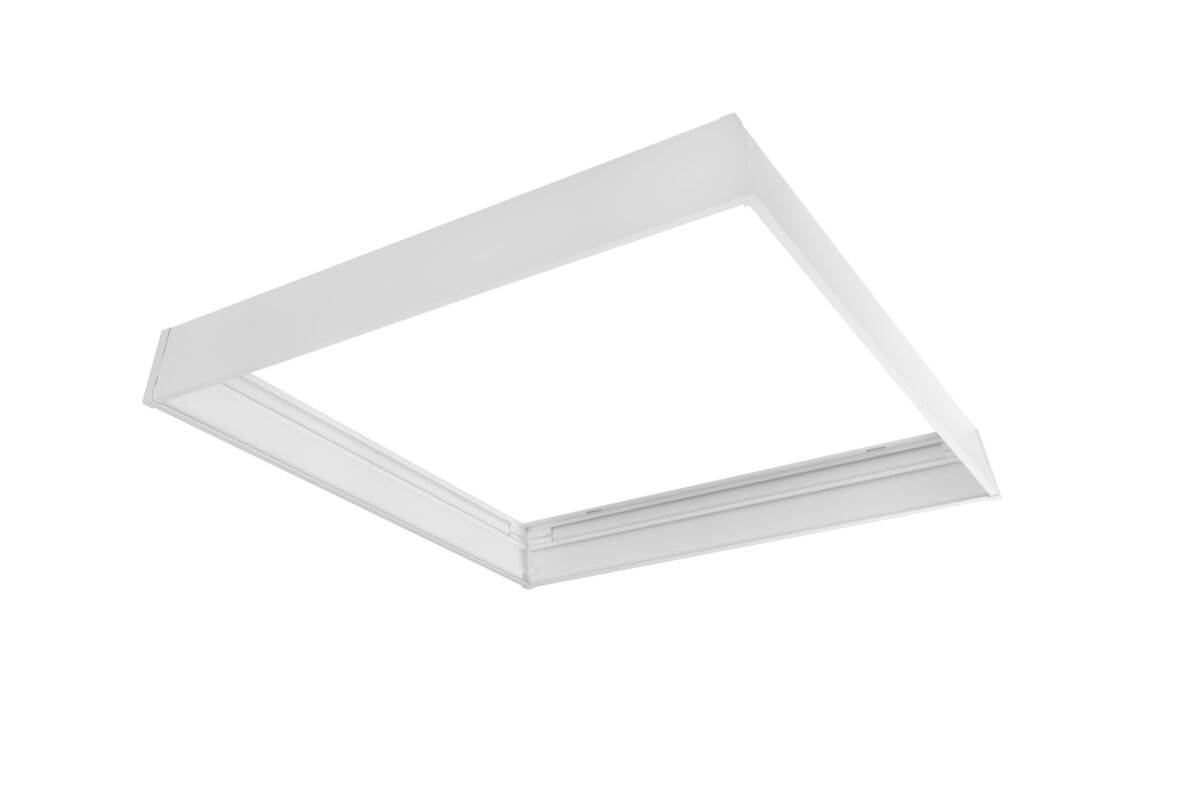 Paviršinio montavimo rėmelis LED panelėms GTV RM-RMBK60X60-00 600x600 mm, baltas