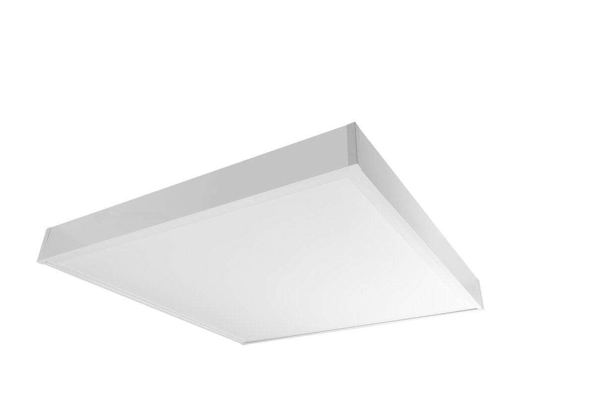Paviršinio montavimo rėmelis LED panelėms GTV RM-RMBK60X60-00 600x600 mm, baltas