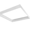Paviršinio montavimo rėmelis LED panelei GTV RM-RMBK62X62-00 625×625×64 mm aliuminis, baltas