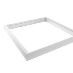 Paviršinio montavimo rėmelis LED panelei GTV RM-RMBK62X62-00 625×625×64 mm aliuminis, baltas