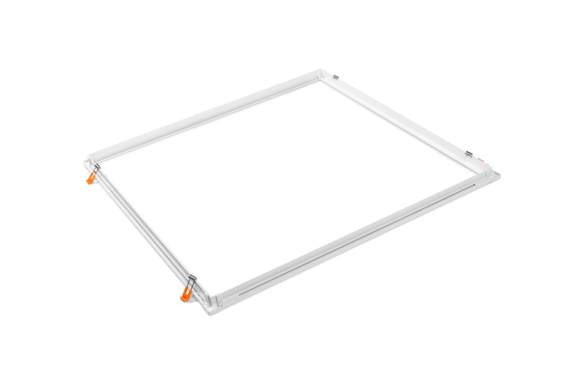 Rėmelis LED panelėms GTV RM-RMRW60X60-00 600x600 mm montavimas įleidžiamas aliuminis, baltas